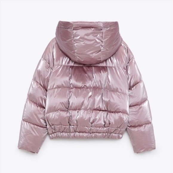 Zara Hooded Puffer Jacket NWT - Picture 9 of 14